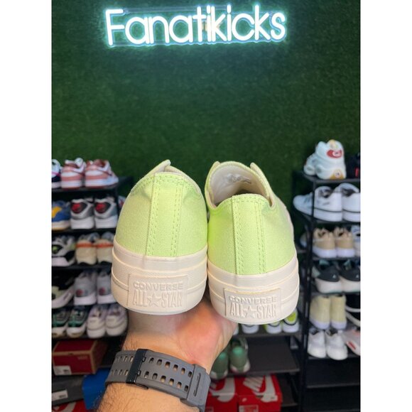 Converse CTAS OX Platform Womens Size 9 Shoes‎ Green White Sneakers A09913F - Picture 5 of 8